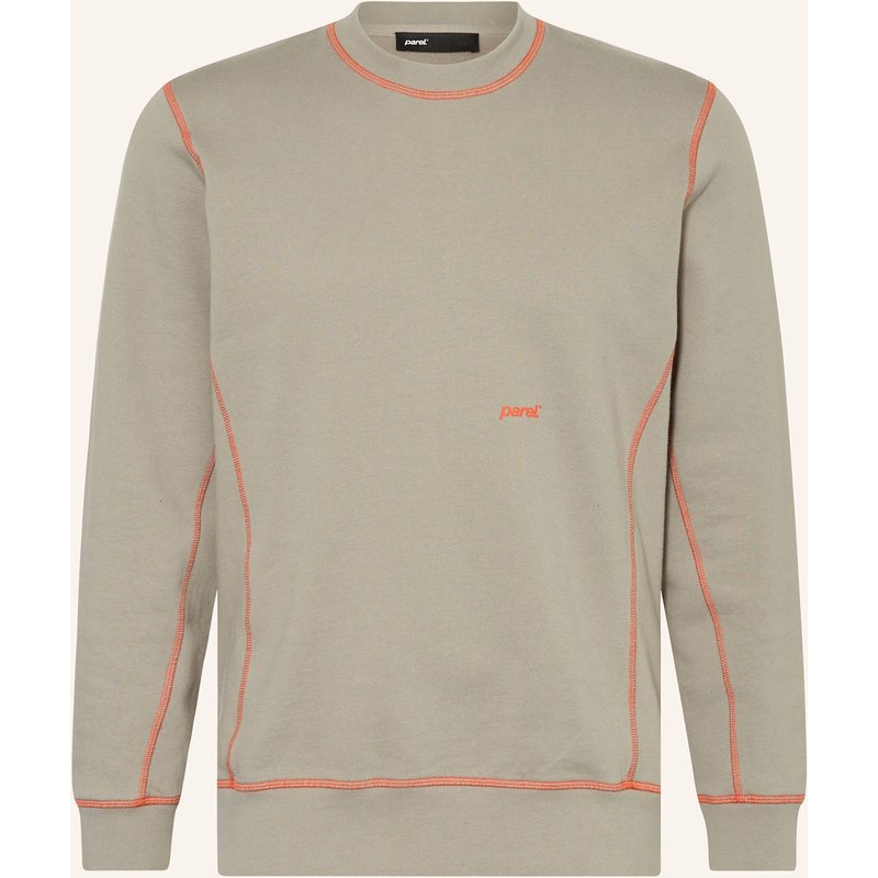 Parel. Sweatshirt Contrast Crewneck beige