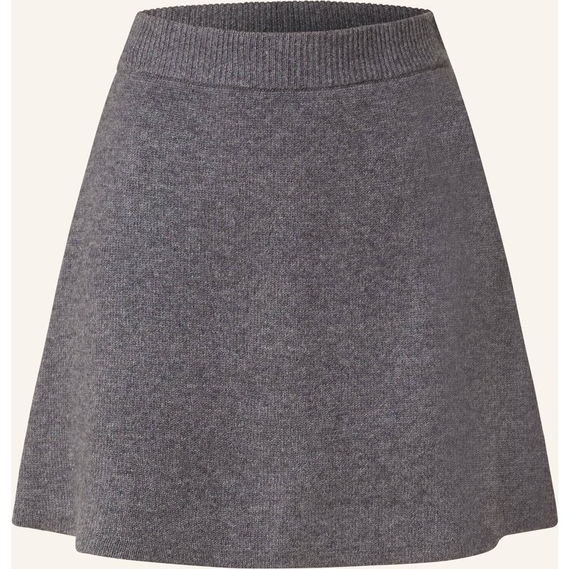 Lisa Yang Strickrock Clare Aus Cashmere grau