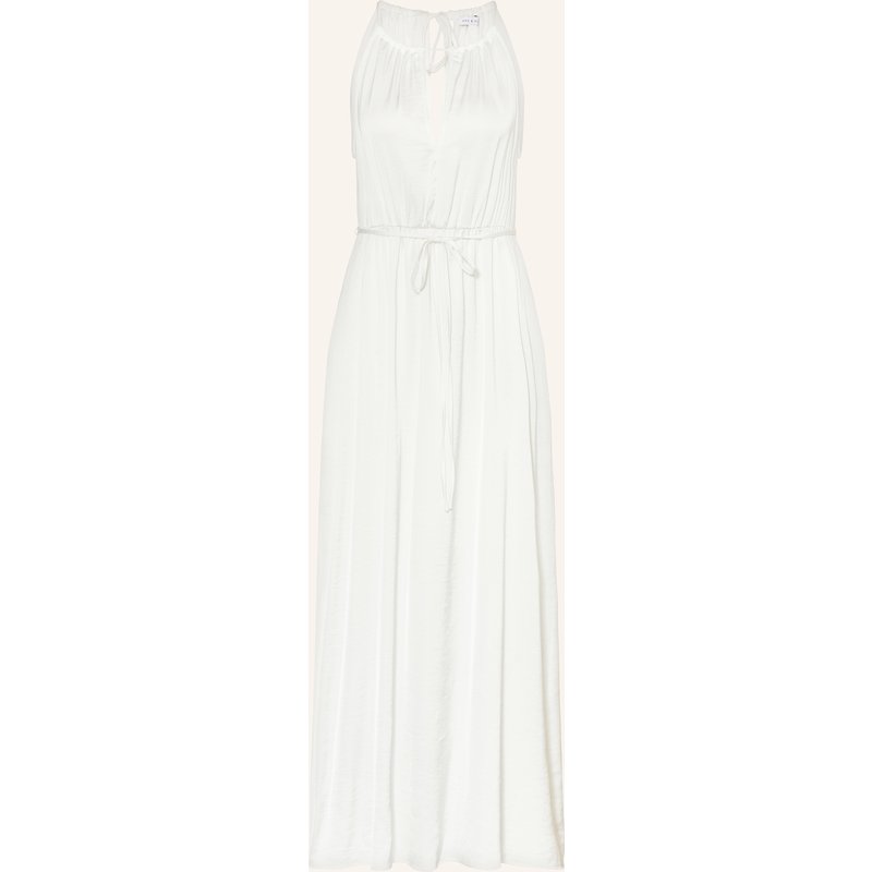 Mrs & Hugs Satinkleid Mit Cut-Out weiss