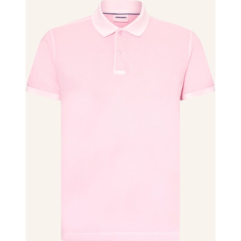 Strokesman's Piqué-Poloshirt rosa
