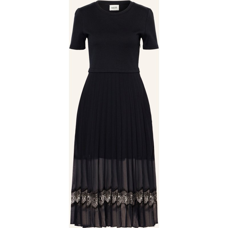 Claudie Pierlot Kleid Im Materialmix blau