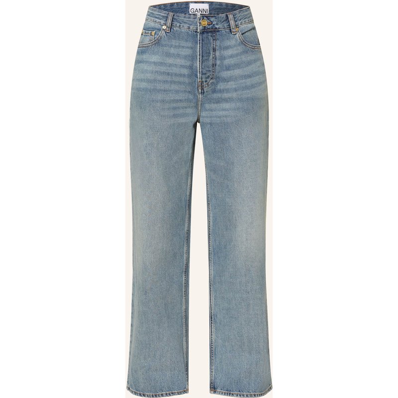 Ganni Straight Jeans Izey blau
