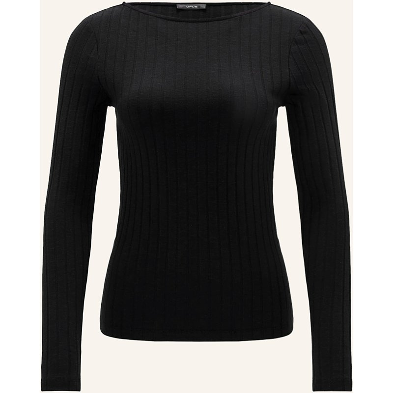 Opus Longsleeve Sovke schwarz