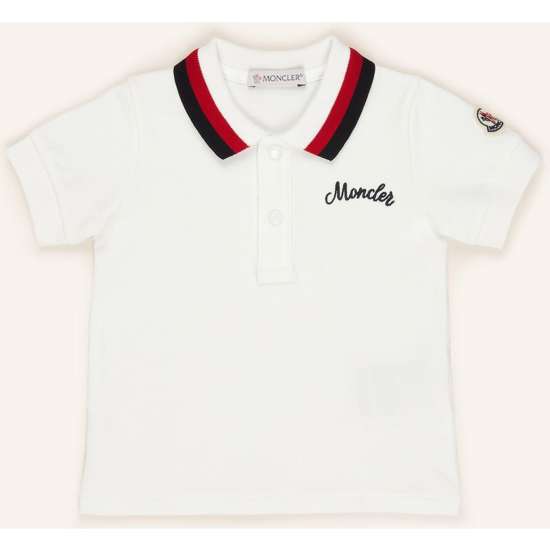 Moncler Enfant Piqué-Poloshirt weiss