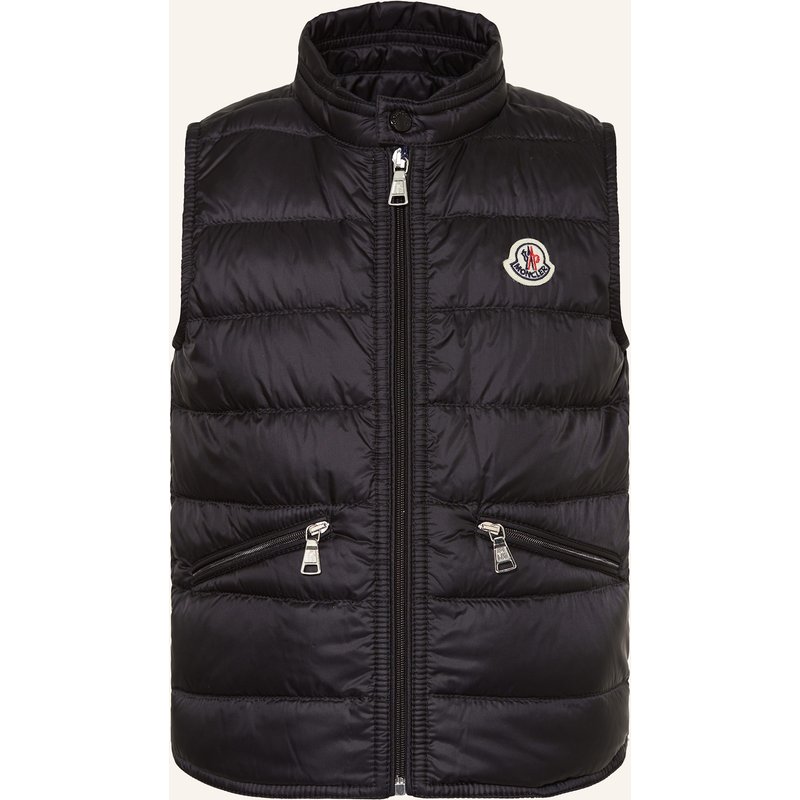 Moncler Enfant Daunenweste Gui schwarz