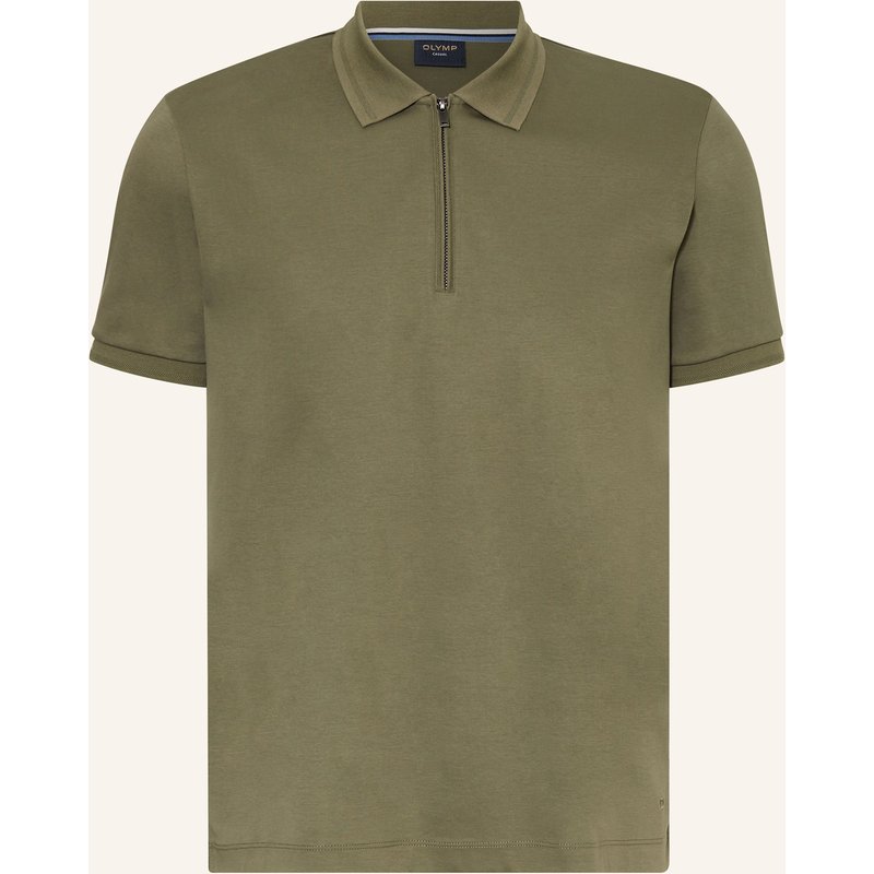 Olymp Jersey-Poloshirt Casual Comfort Fit gruen