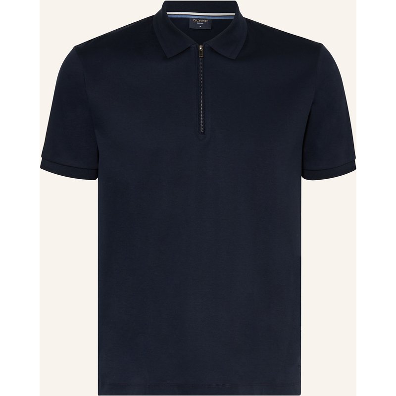 Olymp Jersey-Poloshirt Casual Comfort Fit blau