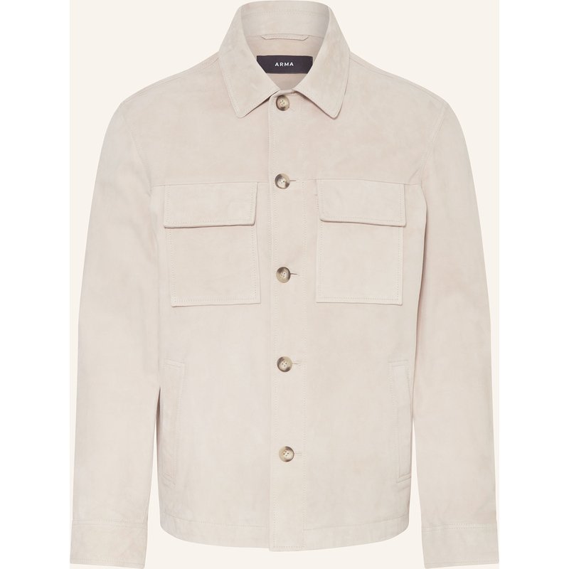 Arma Leder-Overjacket Mex beige