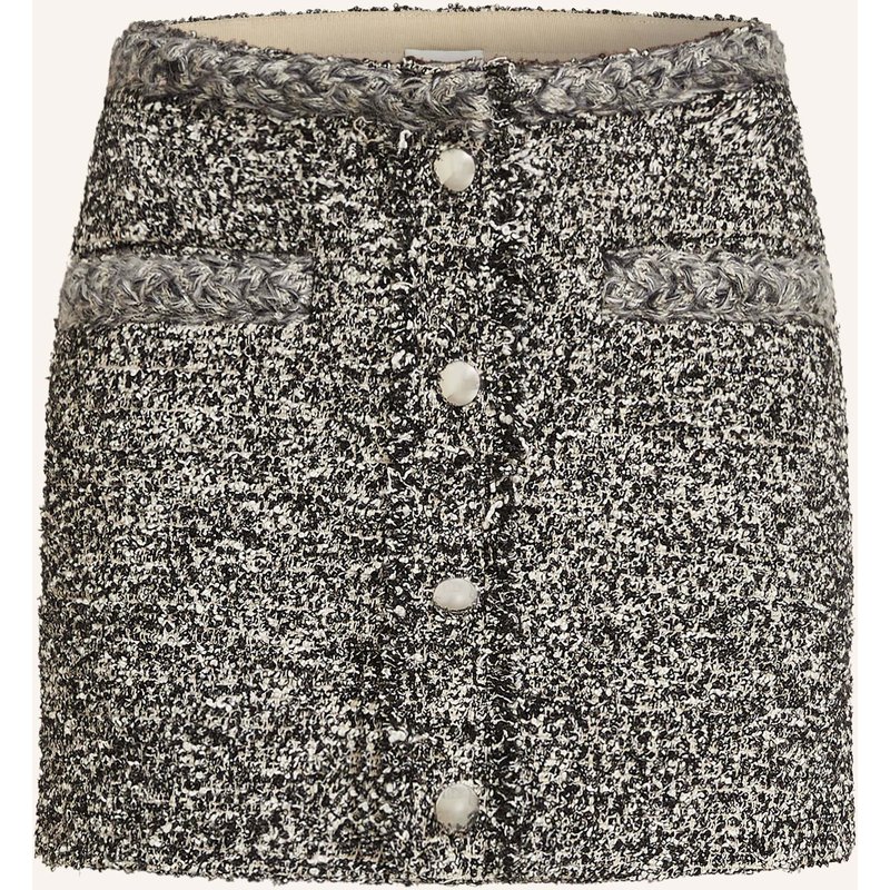 Isabel Marant Bouclé-Rock Gleny Mit Glitzergarn schwarz
