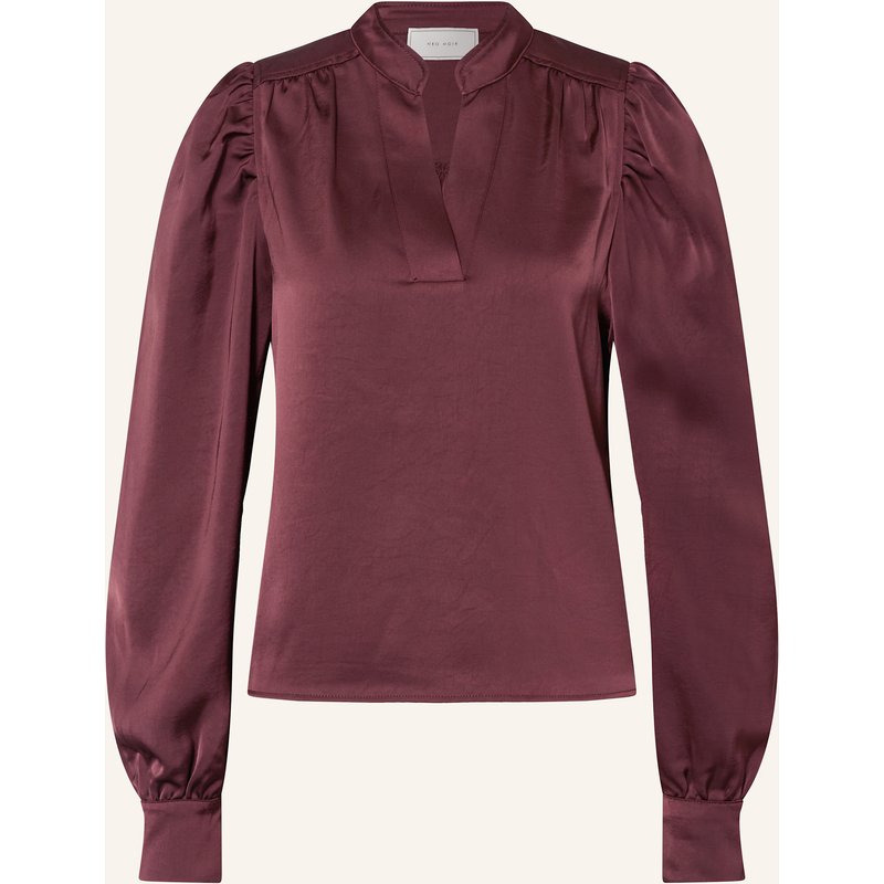 Neo Noir Blusenshirt Rosslyn Aus Satin rot
