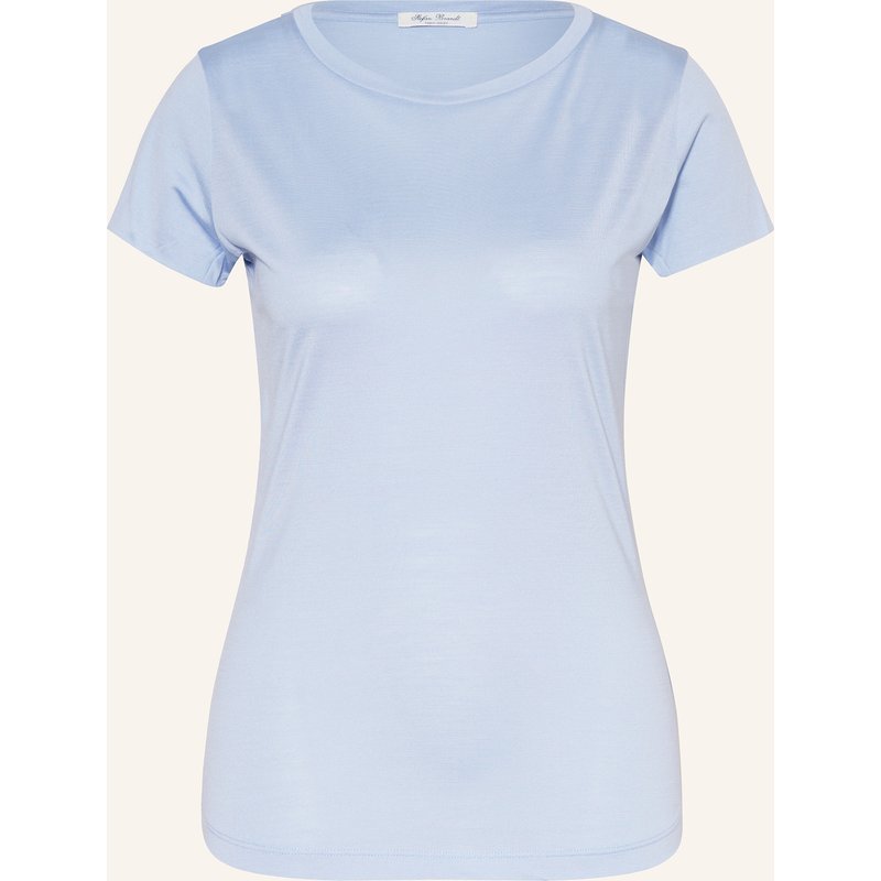 Stefan Brandt T-Shirt Aus Seide blau