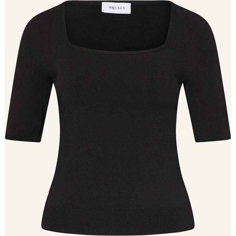 Mcqueen Strickshirt schwarz