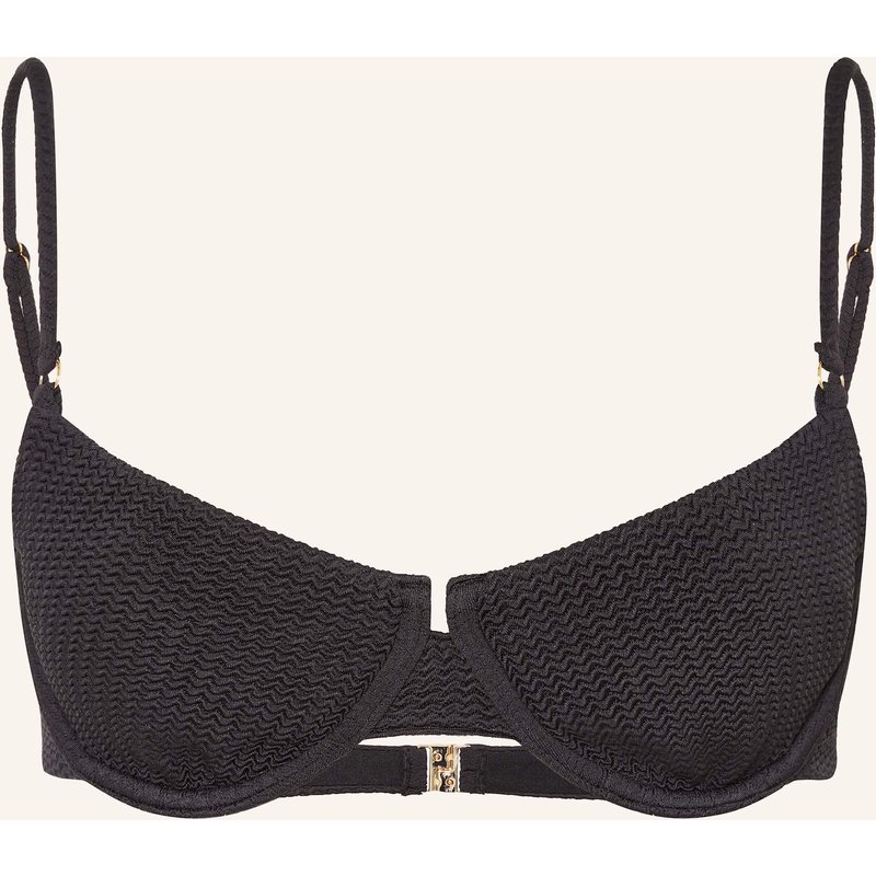 Seafolly Bügel-Bikini-Top Sea Dive schwarz