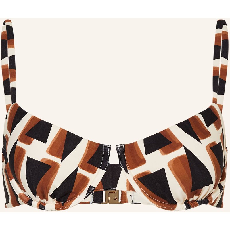 Seafolly Bügel-Bikini-Top Secret Garden schwarz