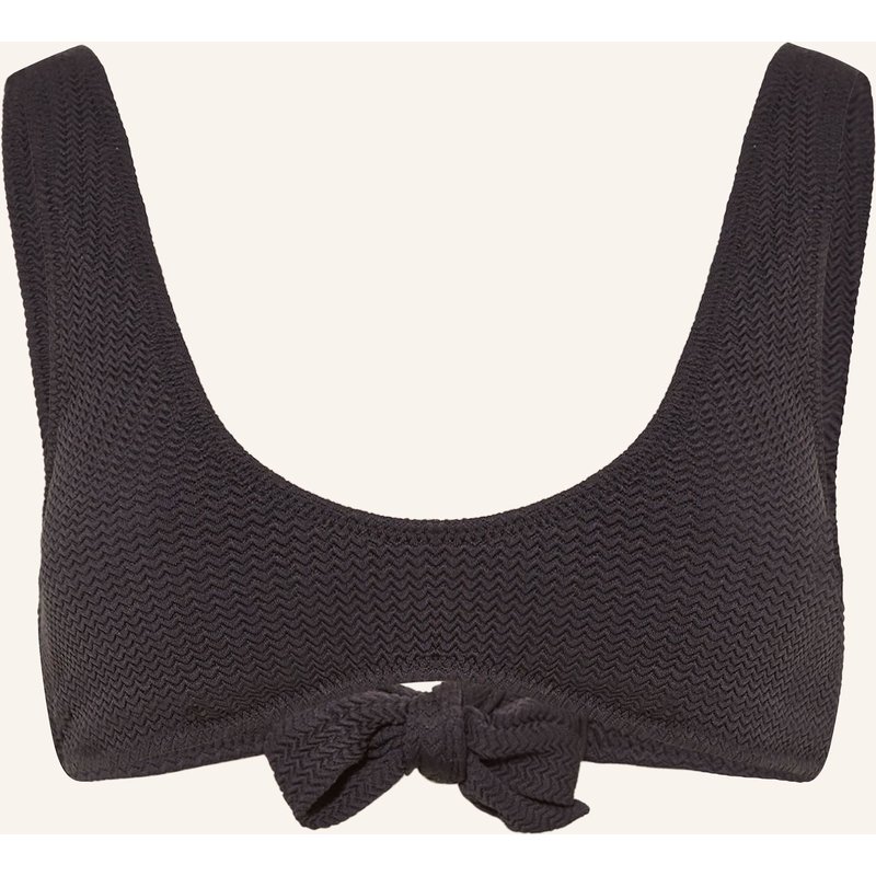 Seafolly Bustier-Bikini-Top Sea Dive schwarz