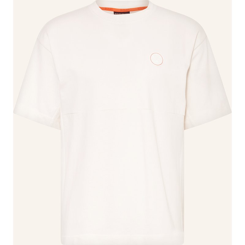 Napapijri T-Shirt Anghiari Aus Piqué weiss