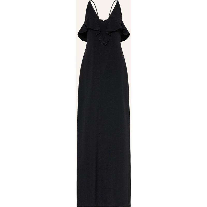 Stella Mccartney Abendkleid Mit Rüschen schwarz