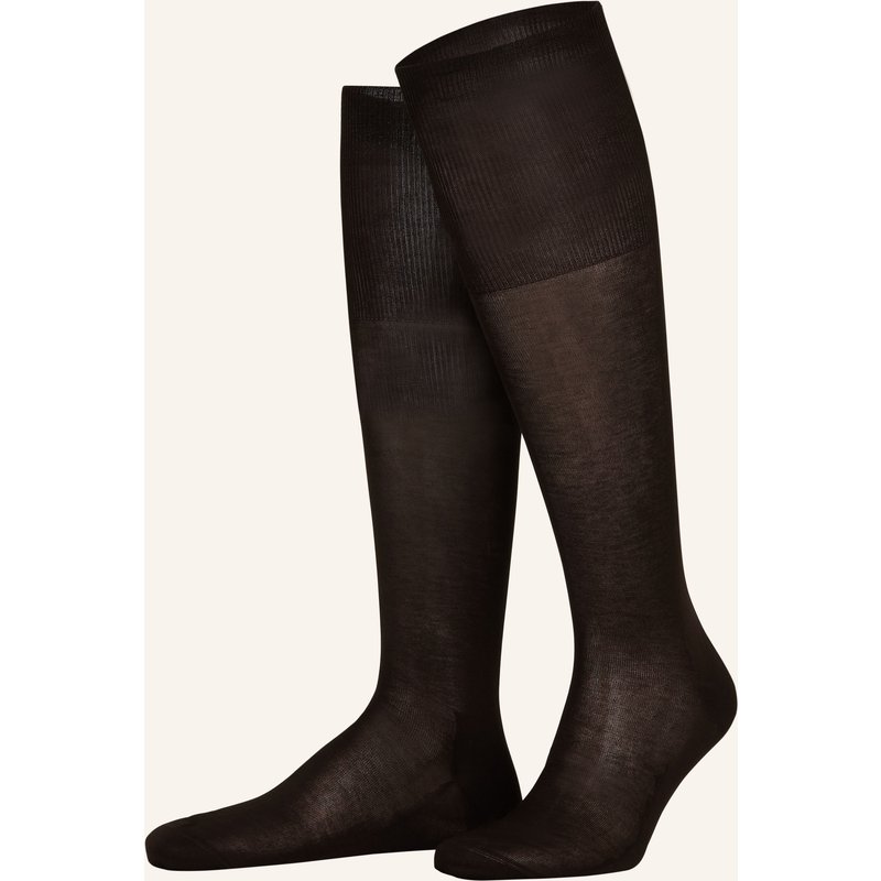 Falke Kniestrümpfe Luxury No. 9 braun