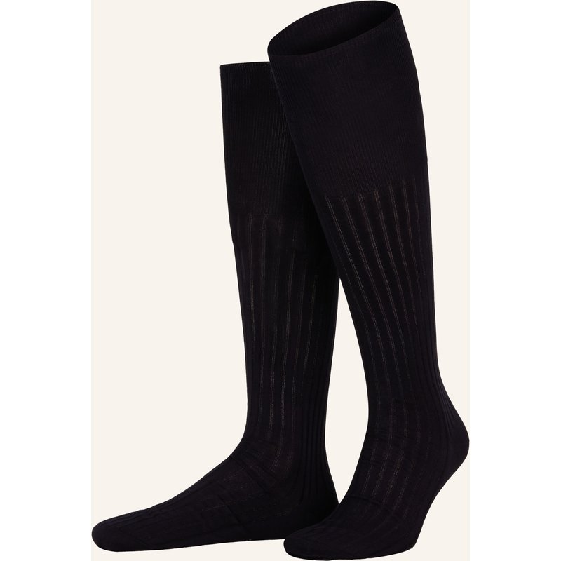 Falke Kniestrümpfe Luxury No.13 blau
