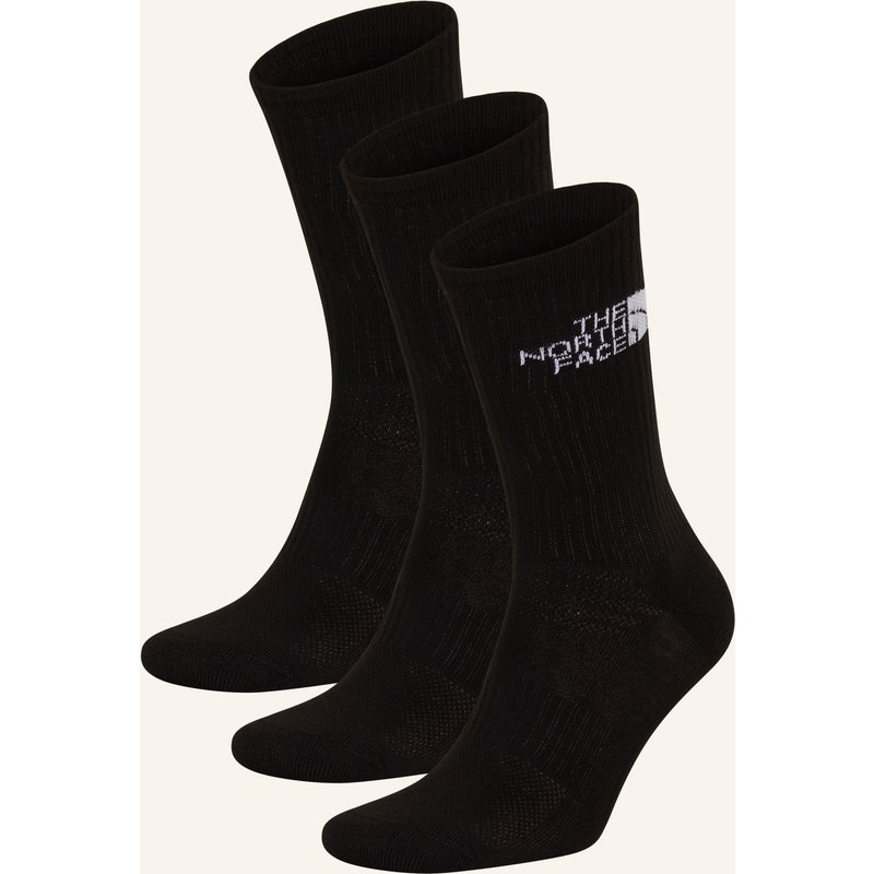 The North Face 3er-Pack Sportsocken Multi Sport Cush Crew schwarz
