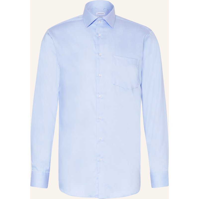 Seidensticker Hemd Regular Fit blau