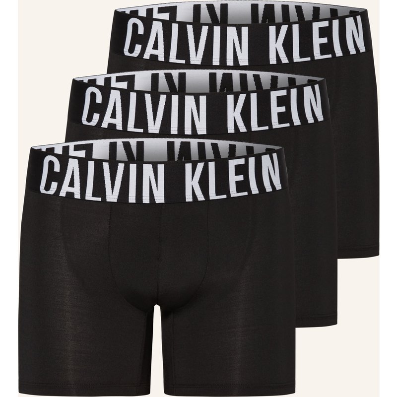 Calvin Klein 3er-Pack Boxershorts Intense Power schwarz