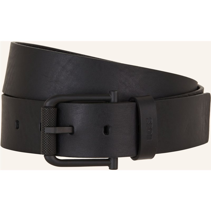 Boss Ledergürtel Jax schwarz