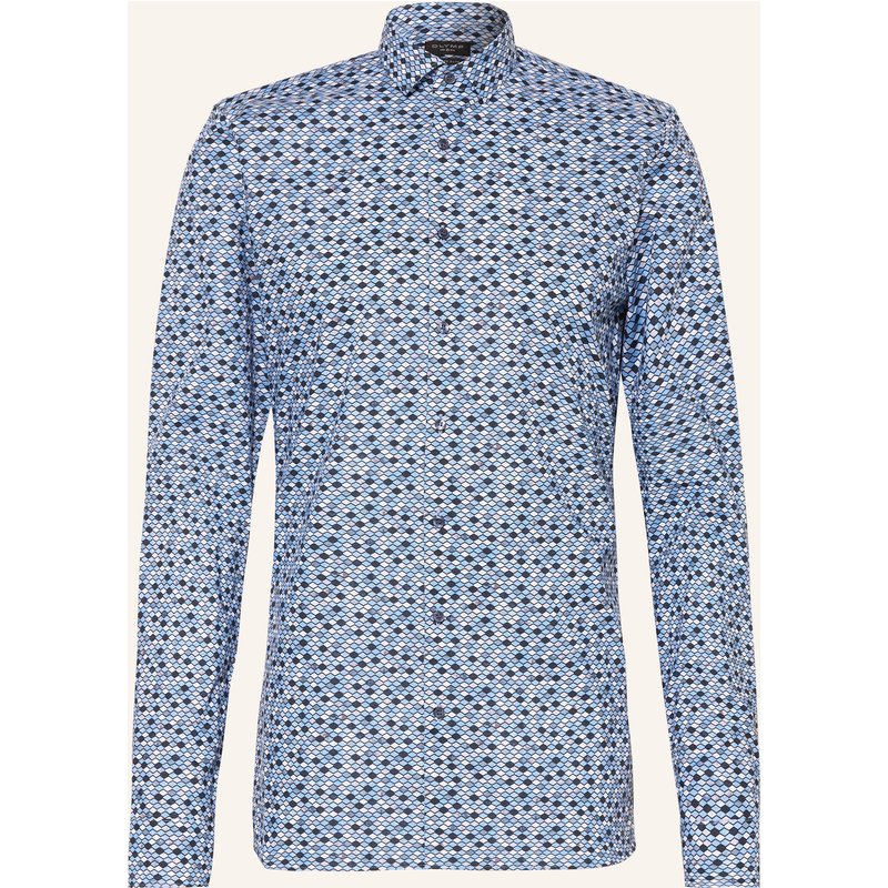 Olymp Hemd No. Six Super Slim Mit Extra Langem Arm blau