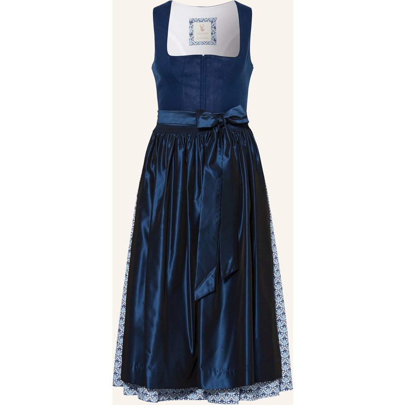 Johann & Johanna Dirndl Mit Leinen blau