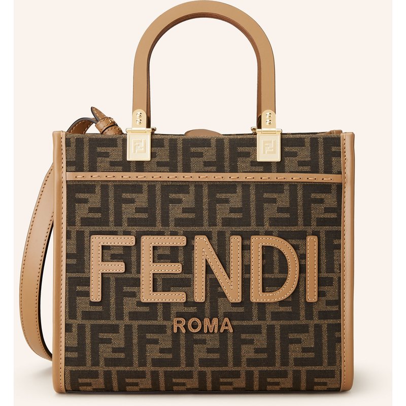 Fendi Shopper Sunshine braun