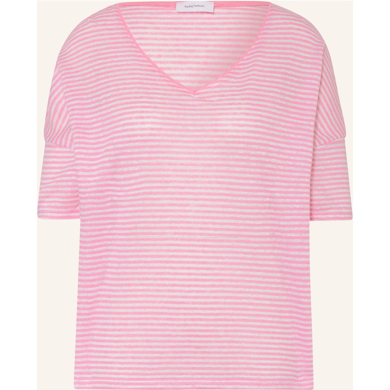 Darling Harbour T-Shirt Aus Leinen rosa
