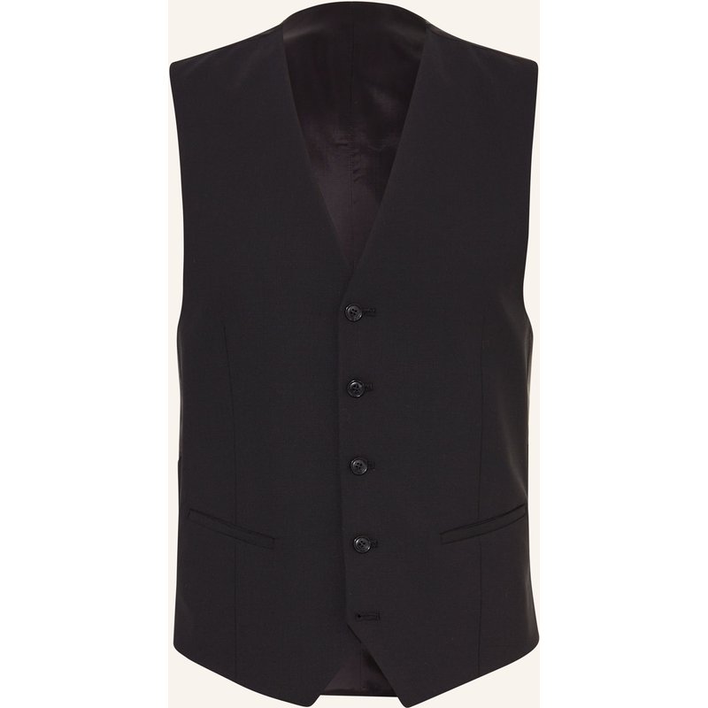 Cg - Club Of Gents Anzugweste Cg Carlton Extra Slim Fit schwarz