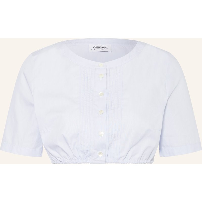 Grasegger Dirndlbluse Elke blau