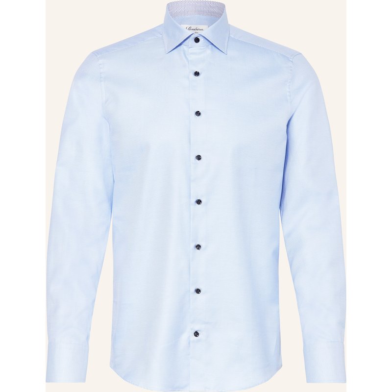 Stenströms Hemd Slimline Fit blau