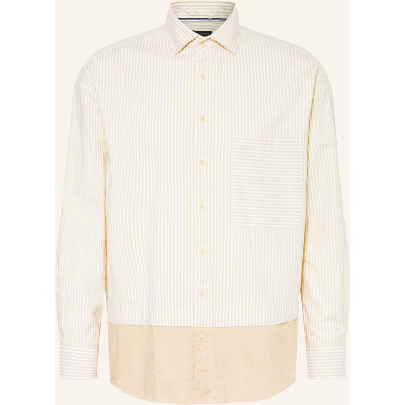 Olymp Hemd Relaxed Fit beige