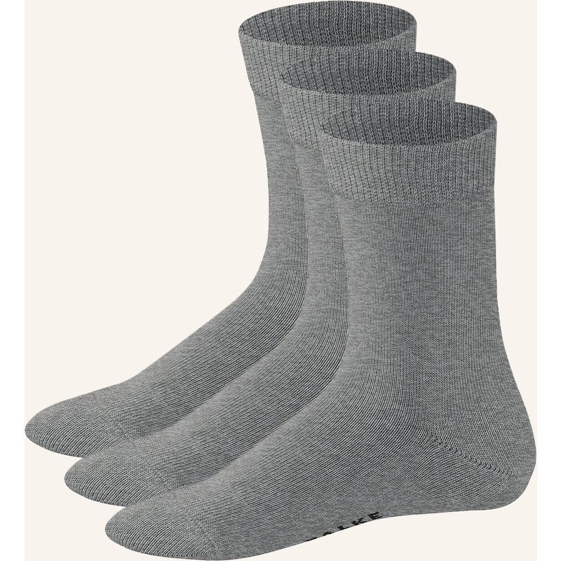 Falke 3er-Pack Socken Family grau