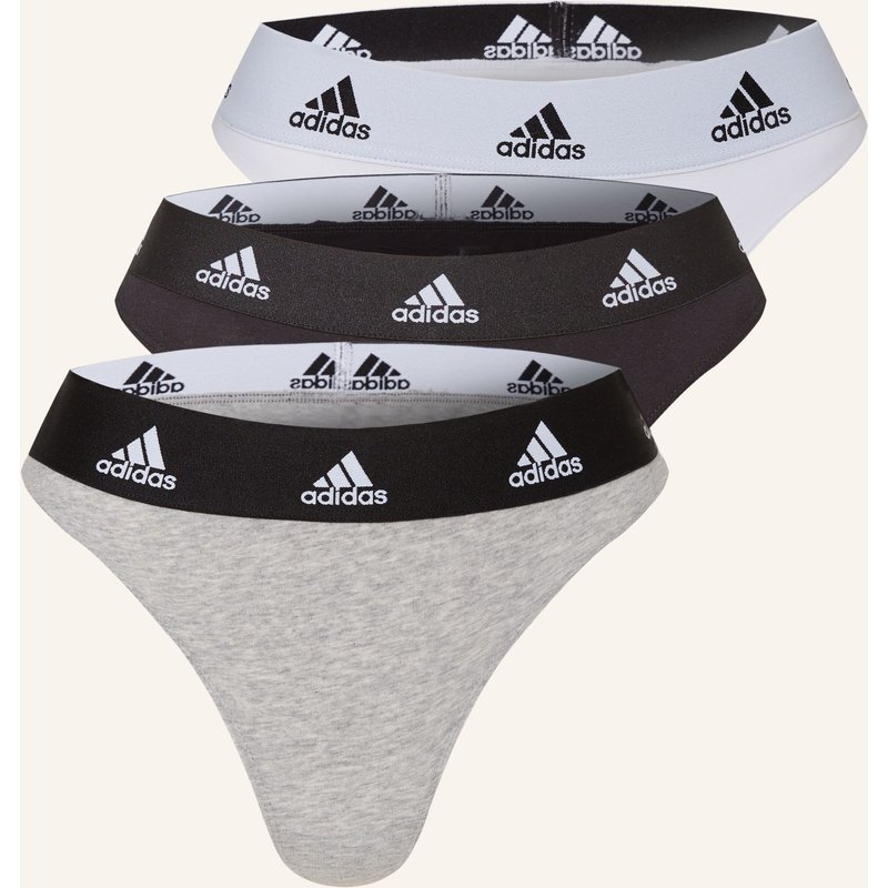 Adidas 3er-Pack Strings schwarz