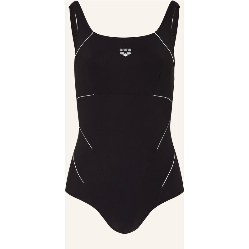Arena Shape-Badeanzug Jewel Mit Uv-Schutz schwarz