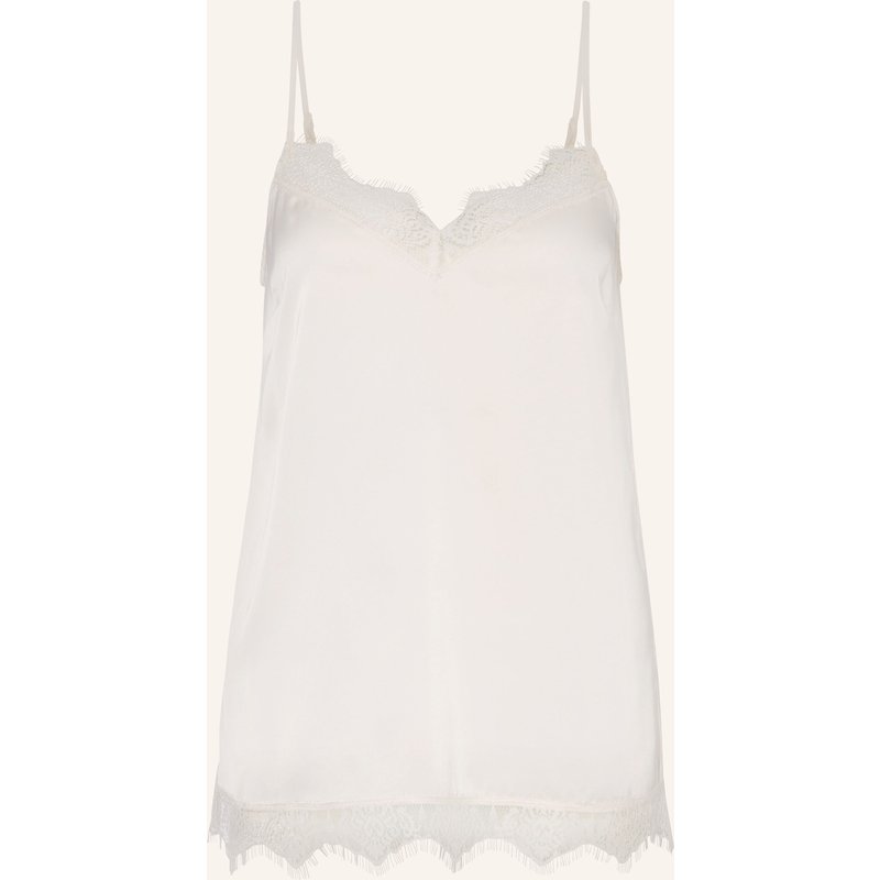 Simone Pérèle Schlaftop Satin Secrets Aus Satin rosa