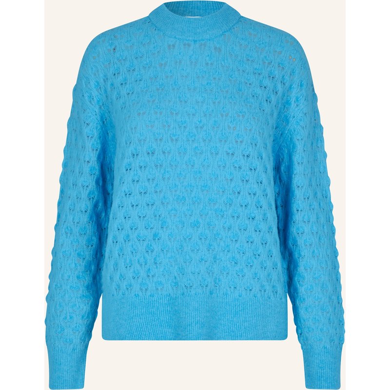 Samsøe Samsøe Pullover Saanour Mit Alpaka blau
