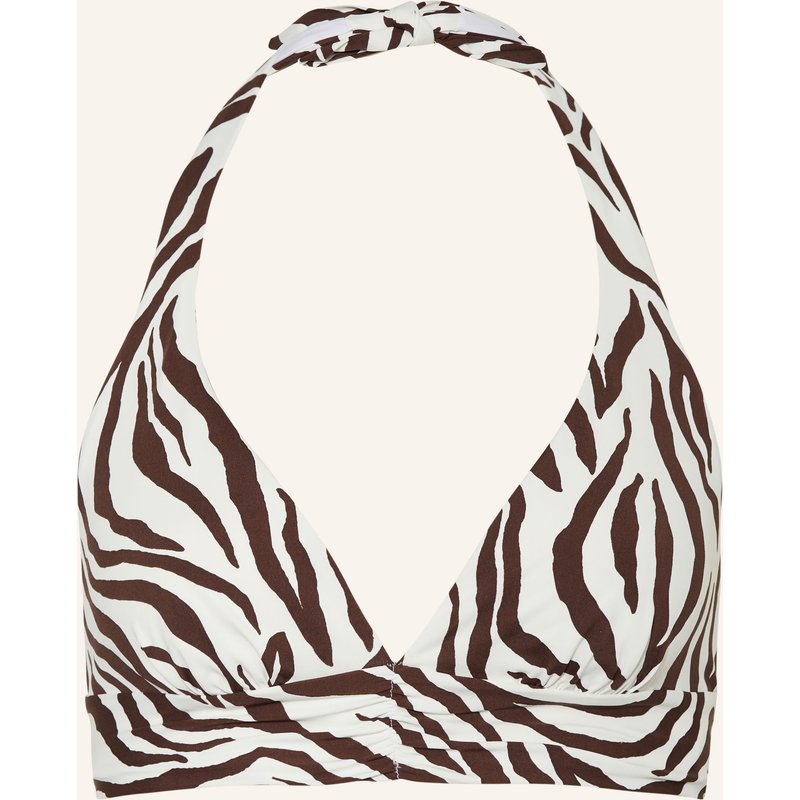 Max Mara Beachwear Neckholder-Bikini-Top Alberta braun