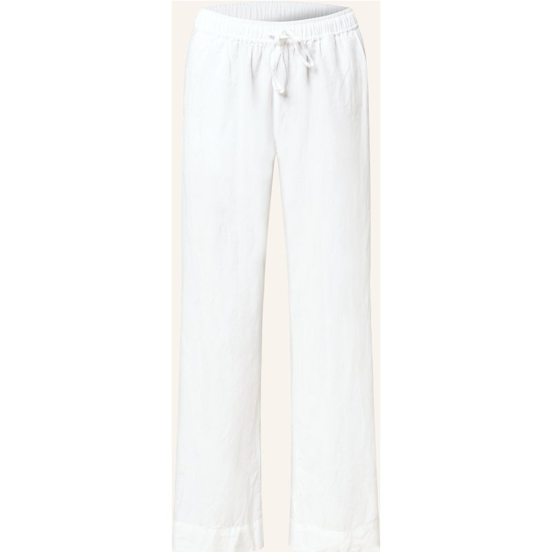 Neo Noir Marlenehose Sonar Mit Leinen weiss