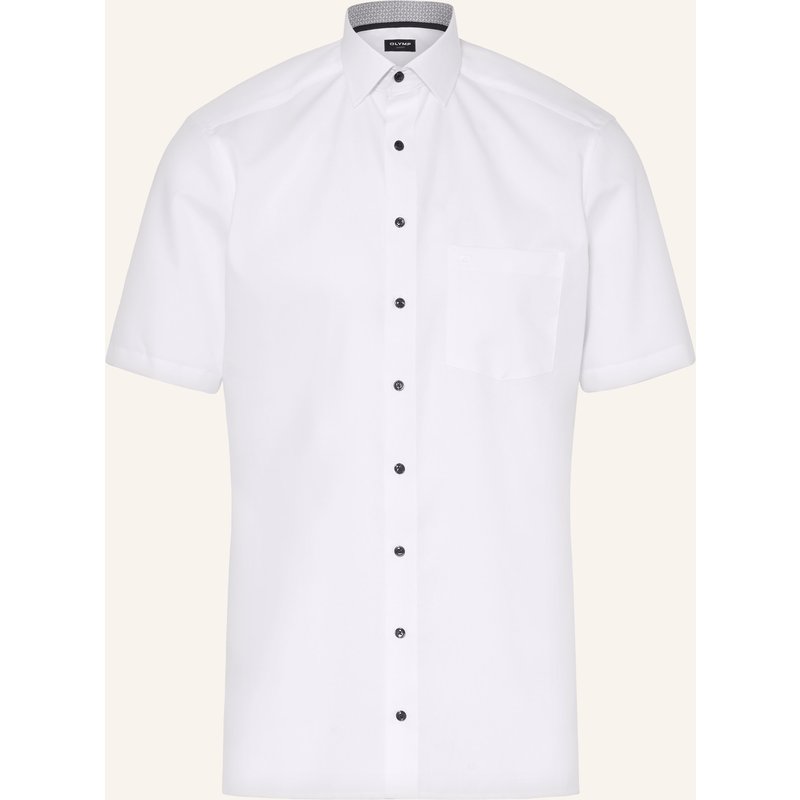 Olymp Kurzarm-Hemd Luxor Modern Fit weiss