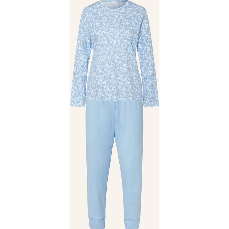 Mey Schlafanzug Serie Flower Meadow blau
