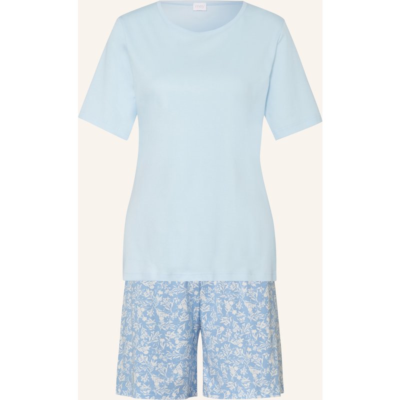 Mey Shorty-Schlafanzug Serie Flower Meadow blau