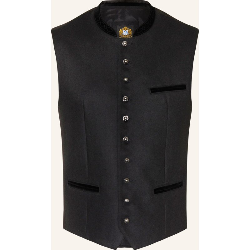 Hammerschmid Trachtenweste Manuel Extra Slim Fit schwarz