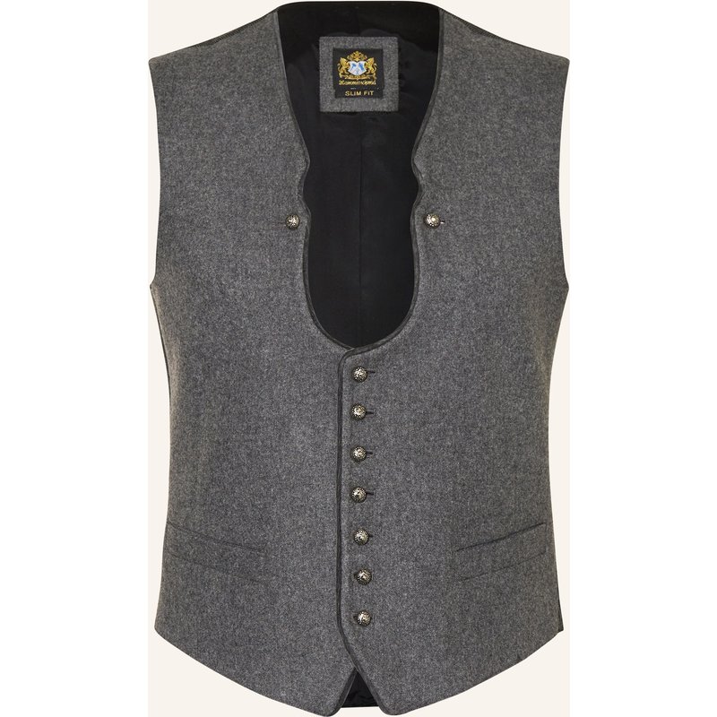 Hammerschmid Trachtenweste Vizenz Slim Fit grau