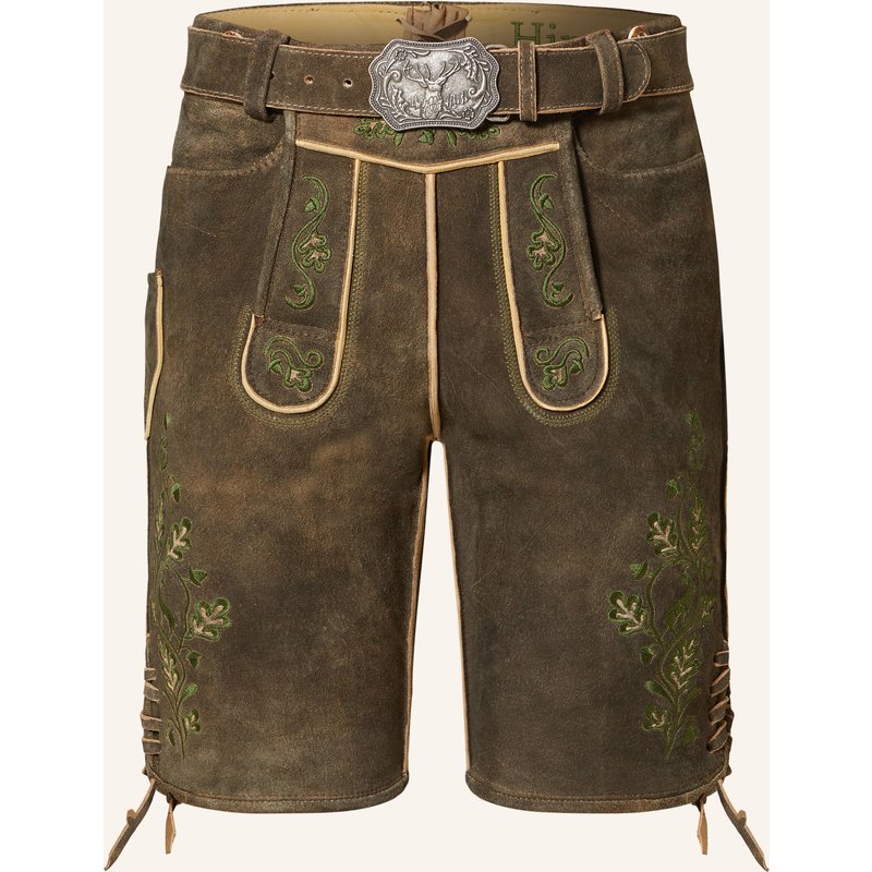 Hirscher Trachten-Lederhose Amberg braun