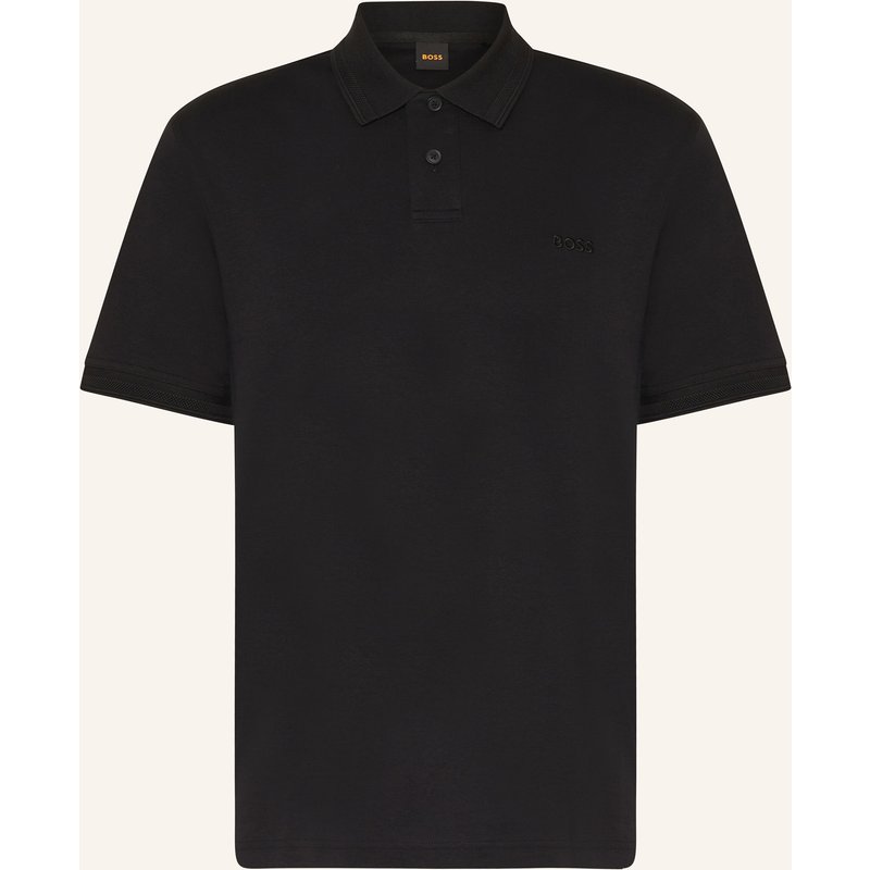 Boss Jersey-Poloshirt Pe schwarz