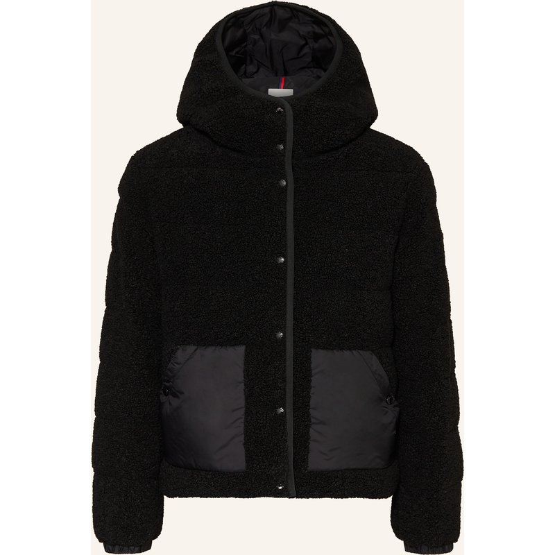 Moncler Enfant Daunenjacke Audrieu Aus Teddyfell schwarz